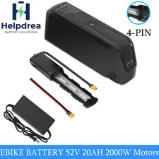 52V 20Ah ebike Lithium Battery for 200W-2000W ebike Electric Bicycle w/ USB Port