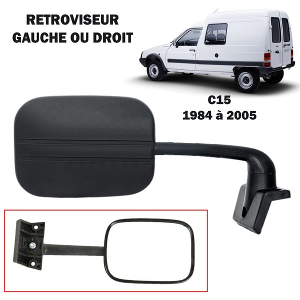 Spiegelglas FüR Vordere Rechte TüR FüR C15 Von 1984 Bis 2005 = 96029034YB-image