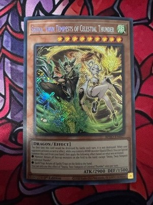 Shiina, Twin Tempests of Celestial Thunder BPRO-EN027 Secret Rare NM-M 1st Ed.