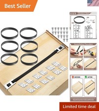 6 Set Drawer Repair Kit Drawer Support Brackets Includes Screws for Reinforci...