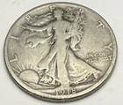 1918-S Walking Liberty Silver Half Dollar Fine Condition