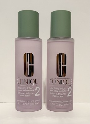 Lot of 2 - Clinique Clarifying Lotion 2 - Full Size (6.7fl oz/200ml)