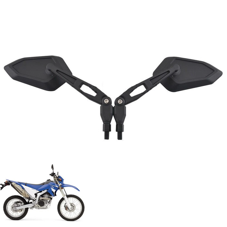 Rearview Side Mirrors Fit For Kawasaki KX450F KX250F KLX450R - Imagem 2 de 4