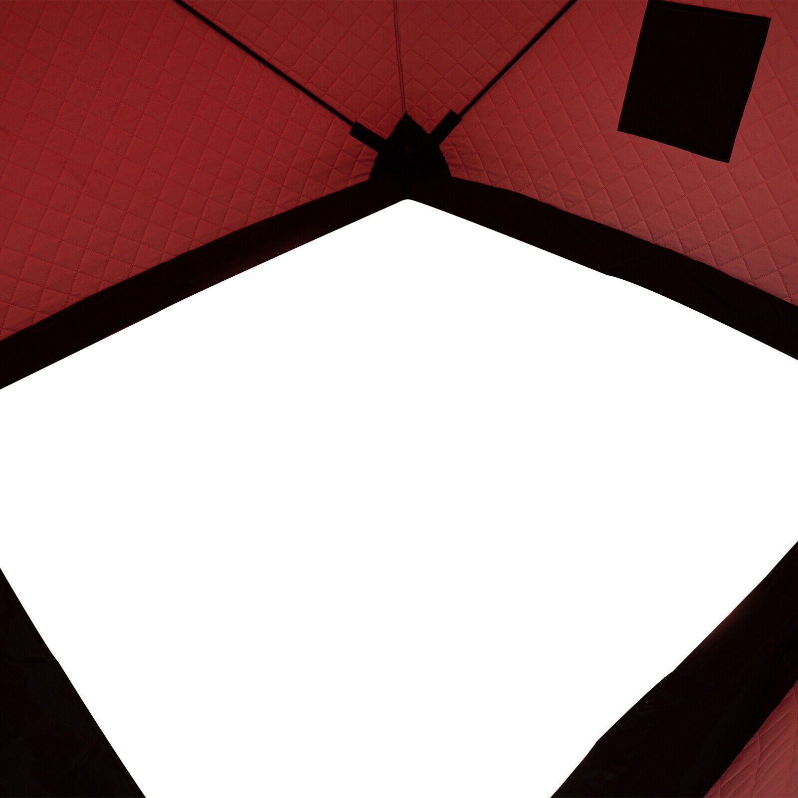 Pop-up 2-person Ice Shelter Fishing Tent Shanty Inside Oxford Fabric Portable