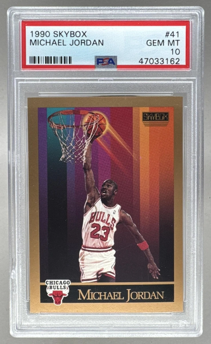 Michael Jordan Basketball Grade 10 1990-91 Season Sports Trading