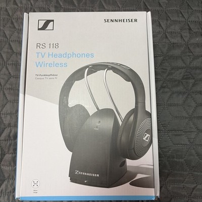 SENNHEISER  RS 118 Wireless, Over-ear Kopfhörer Bluetooth Black TV 