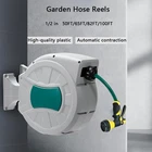 Retractable Garden Hose Reel - 1/2 Inch X 50/65/82/100Ft Wall Mounted Hose Reel