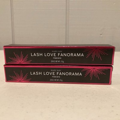 2 Pack Mary Kay LASH LOVE FANORAMA Mascara BLACK 142038 NEW