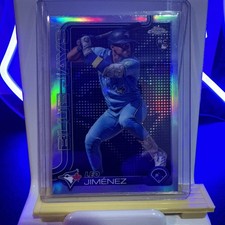 2025 Topps Chrome - Leo Jimenez #276 Lightboard Logo Refractor (RC)