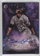 2016 Bowman Inception Prospect Auto Purple 89/150 Hunter Cole #PA-HC Auto i5q