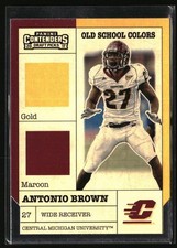 2017 Panini Contenders Draft Picks #11 Antonio Brown Old School Colors