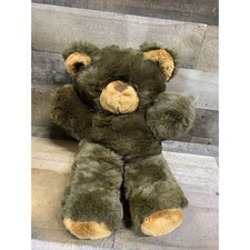 1988 Lemonwood Asia LTD. Vintage Brown Teddy Bear Plush Stuffed Animal