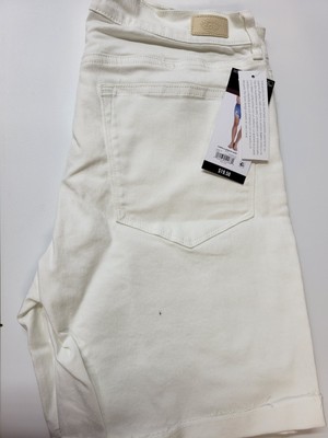 Sofia Vergara Jeans Women's Gabriella Bermuda Mid Rise Destructed Shorts, Size 6