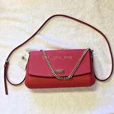 Nuevo con etiquetas Bolso Bandolera Kate Spade New York Laurel Way Greer - Rojo Chile Caliente