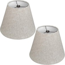 TOOTOO STAR Small Lamp Shades for Table Lamps 5" Top x 9" Bottom x 7" High,Set o