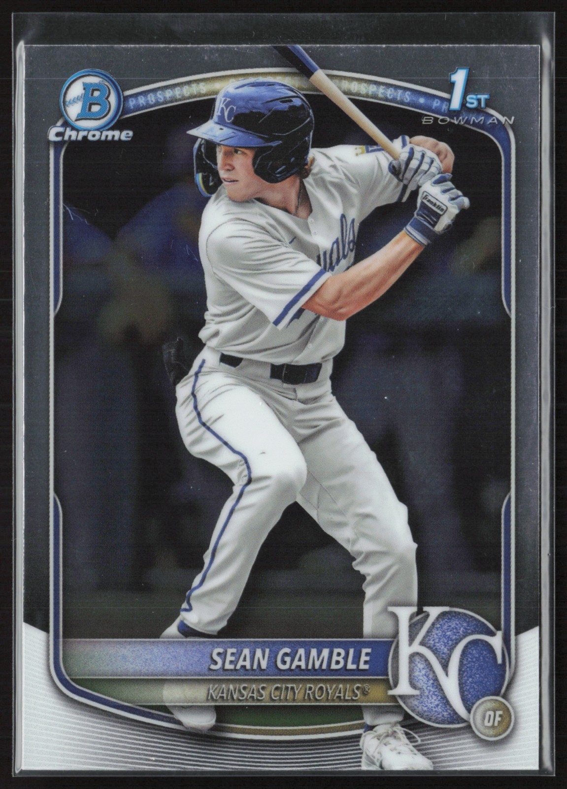 2025 Bowman Draft Sean Gamble Chrome Kansas City Royals #BDC-178 1st Prospect