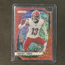 2024 Panini Prizm Emmanuel Forbes #291 Red Shimmer /35