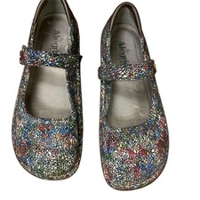 Alegria Multi Color Mary Janes BEL 391 Slip On Size 40 US Size 9.5/10