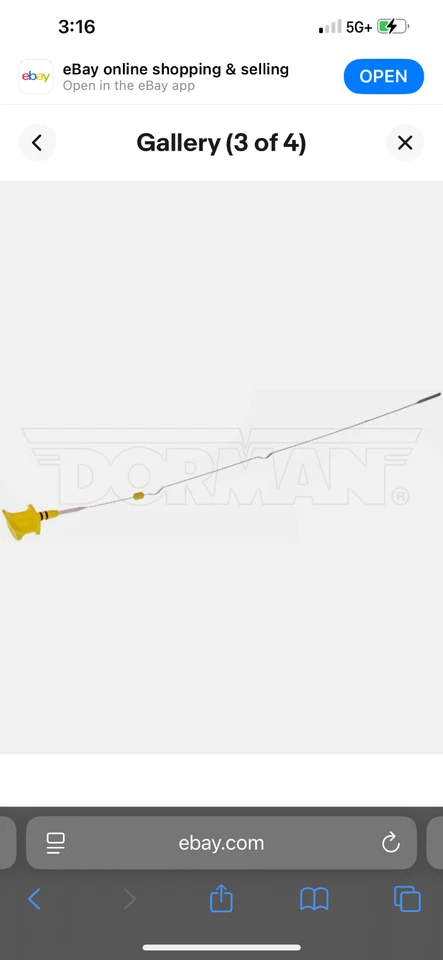 Varilla de medición de aceite de motor para Honda CR-V 2002-2006 Accord 2003-2007 Element 03-11 2,4 L Foto 2 de 4