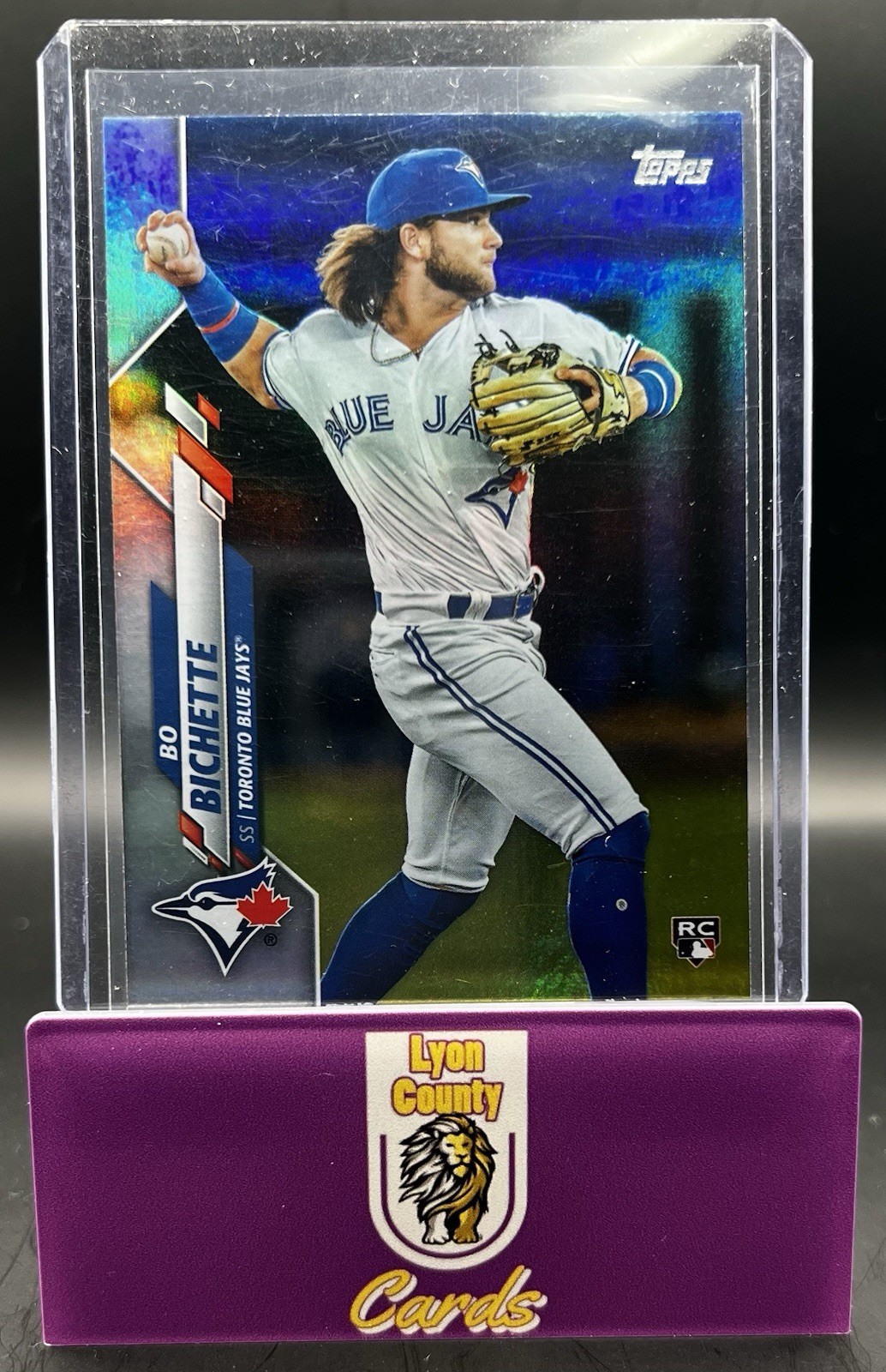 2020 Topps Bo Bichette #78 Rainbow Foil RC Blue Jays Mets