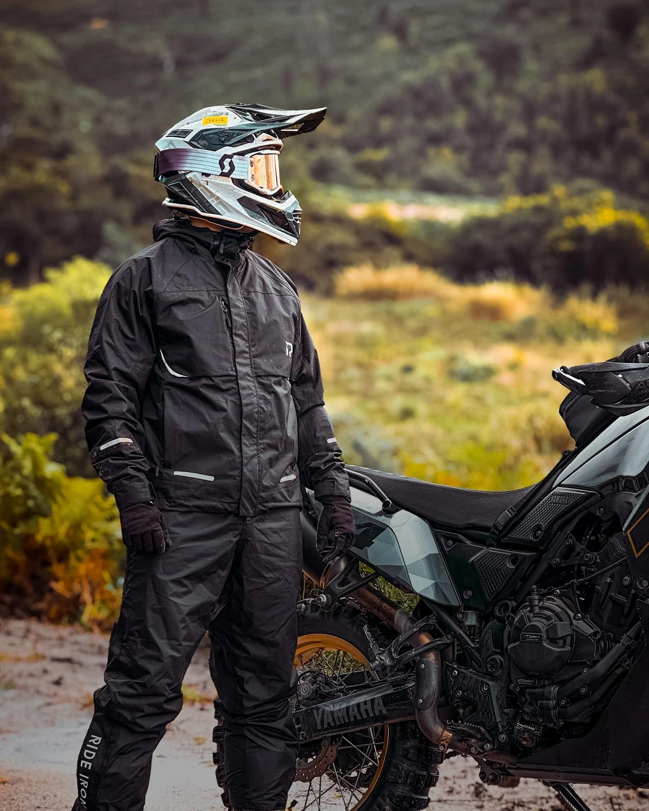 Motorcycle Rain Gear for Men Women, Rain Suit 15,000mm Rating Lightweight Bre... image 4