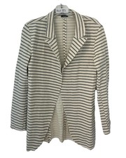 BLUE SAND Beige Marled Knit Hooded Cardigan Sweater - Sz S/M