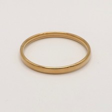 12k Gold Filled Baby Child Bangle Bracelet Vintage Plain