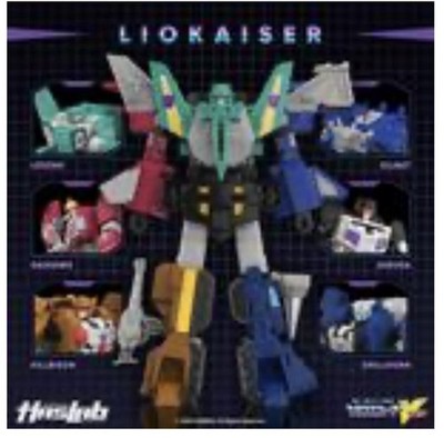 Transformers Victory Haslab LIOKAISER Combiner Complete All Tiers Dethcobra NEW!
