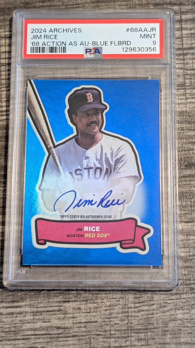 Jim Rice Professional Sports Authenticator (PSA) Baseball Sports