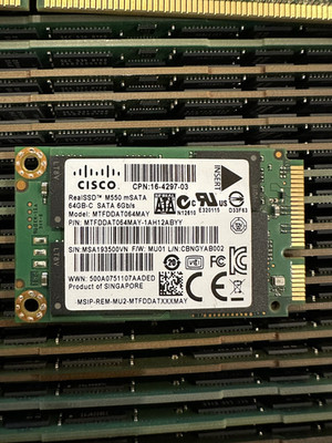 Cisco 16-4297-03 64GB-C SATA 6Gb/s (M550 mSATA) MTFDDAT064MAY