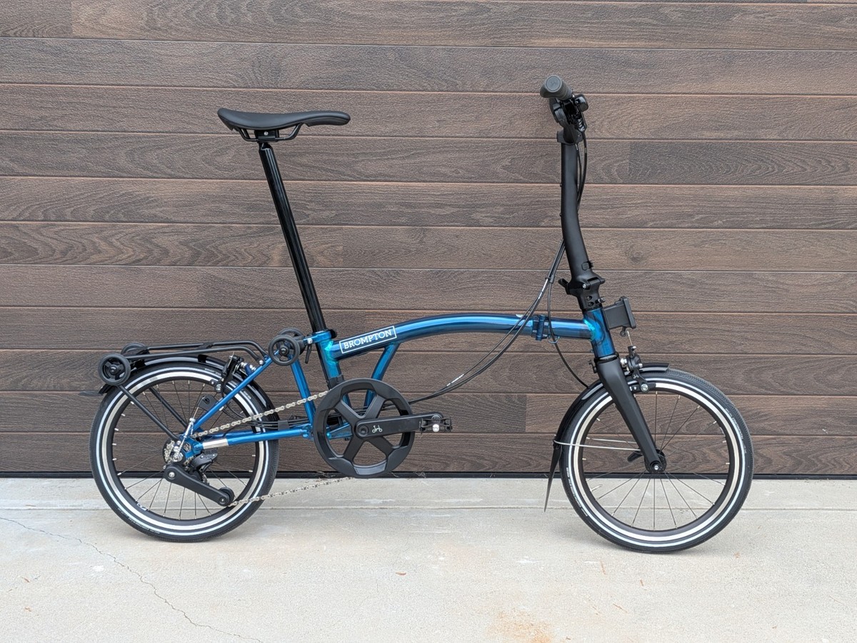 2026 Brompton P-line W/ Roller Rack 12-Speed Pacific Lacquer