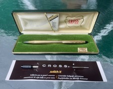 Vtg CROSS "Century" Mechanical Pencil 1/20 14K Gold  Paperwork  Box  Bonus