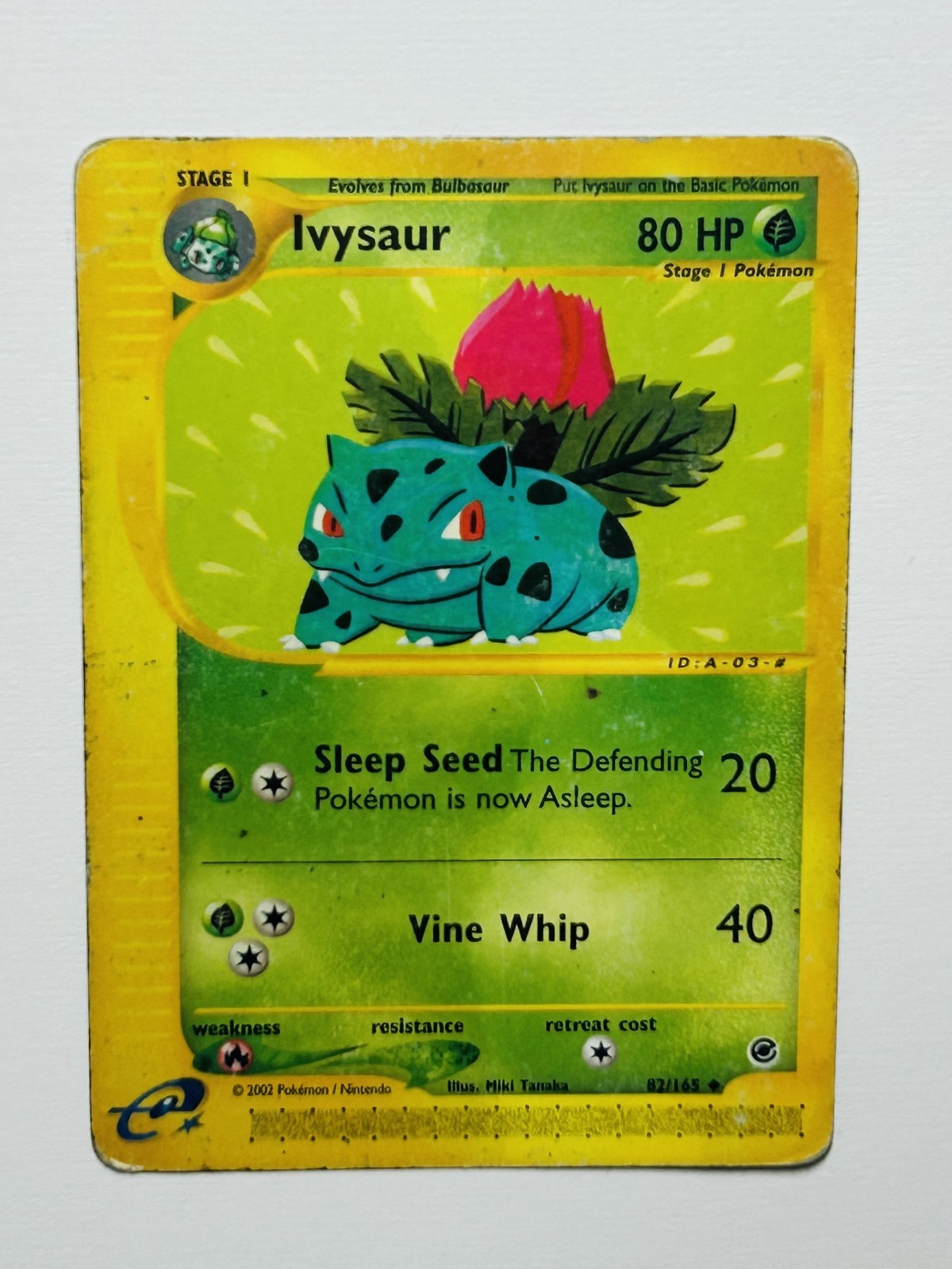 Ivysaur 82/165 Pokemon Card Uncommon Expedition Base Set Pokemon HP