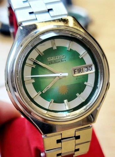 Vintage Seiko/Seiko Advan 7019 21J SS Automatic Japan Mens Watch