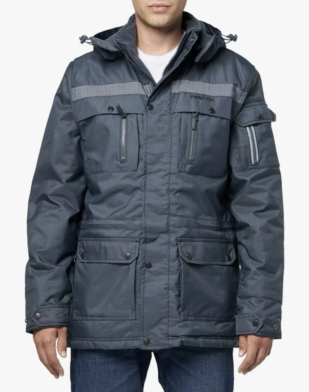 Arctix Men's Performance Tundra Work Jacket Reflective Insulated Size 3XL Steel