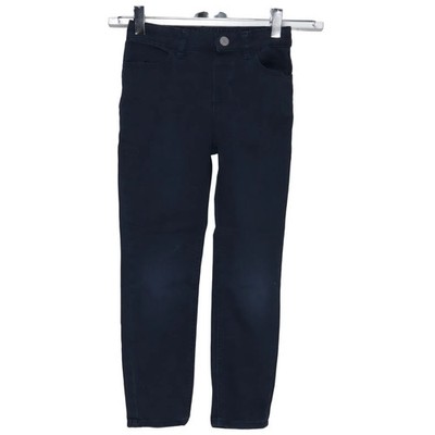 H&M, Hose, Größe: 122, SLIM FIT ADJUSTABLE WAIST, Blau, Baumwolle/Elasthan #NJT