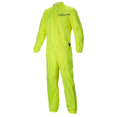 Alpinestars Motorrad wasserdichter Regenanzug - Hurricane Rain V2 (gelb fluo)
