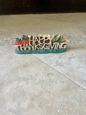 Happy Thanksgiving Sign Decoration Used