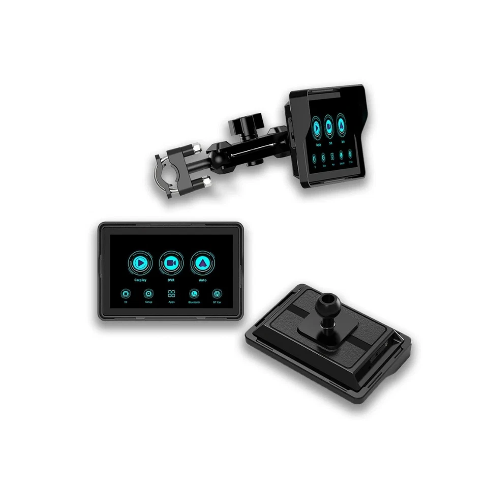 Schermo Moto Wireless CarPlay & Android Auto | Interfono Bluetooth Senza Fili - Immagine 4 di 4