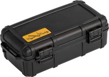 Humidor de cigarros de viaje Cigar Caddy 3240, tiene capacidad para 10 cigarros, impermeable, a prueba de aplastamiento