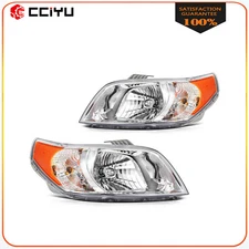 Headlights Assembly For 2007-2011 Chevy Aveo Sedan 2007-2009 Pontiac Wave Pair