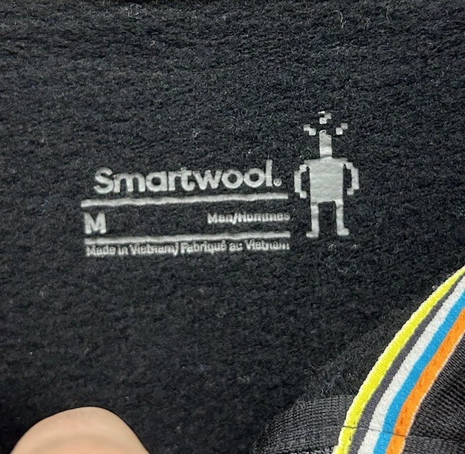 smartwool long sleeve merino sport fleece 1/2 zip pullover shirt