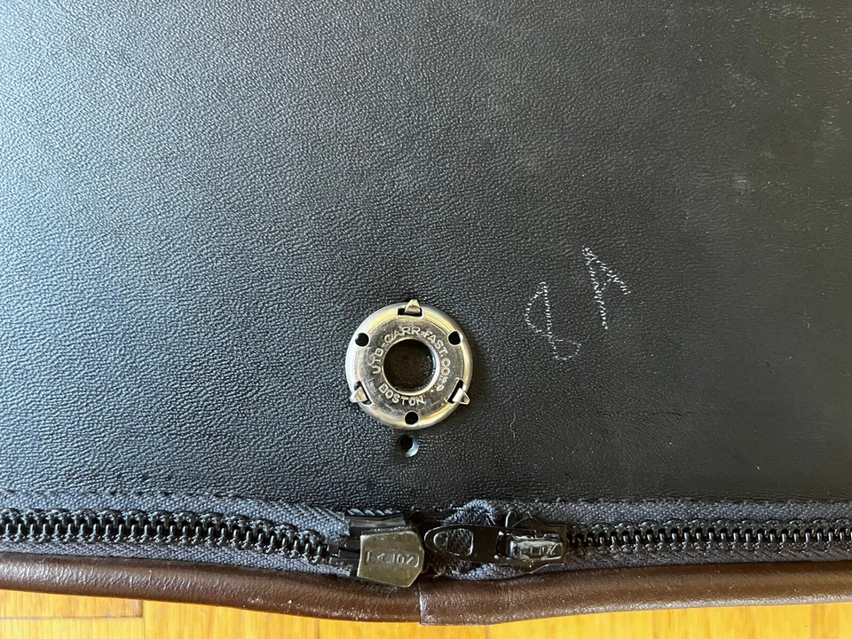 Authentic Eames Lounge Chair Headrest Cushion: Top Back, Brown - Image 4 of 4