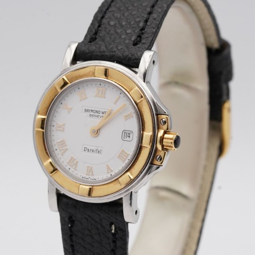 RAYMOND WEIL PARSIFAL DAMEN UHR QUARTZ 28MM STAHL 9430 MIT LEDER BAND - Bild 5 von 10