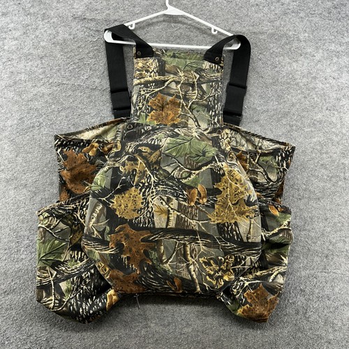 Cabelas Vest Mens XL Brown Real Tree Upland Strap Utility Pocket Hunting Outdoor - Picture 7 of 10