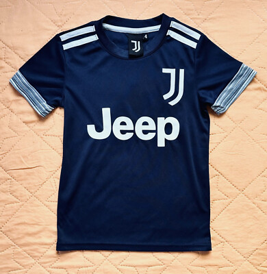 FC Juventus Italy Football Soccer Deep Blue T-Shirt Child Sz