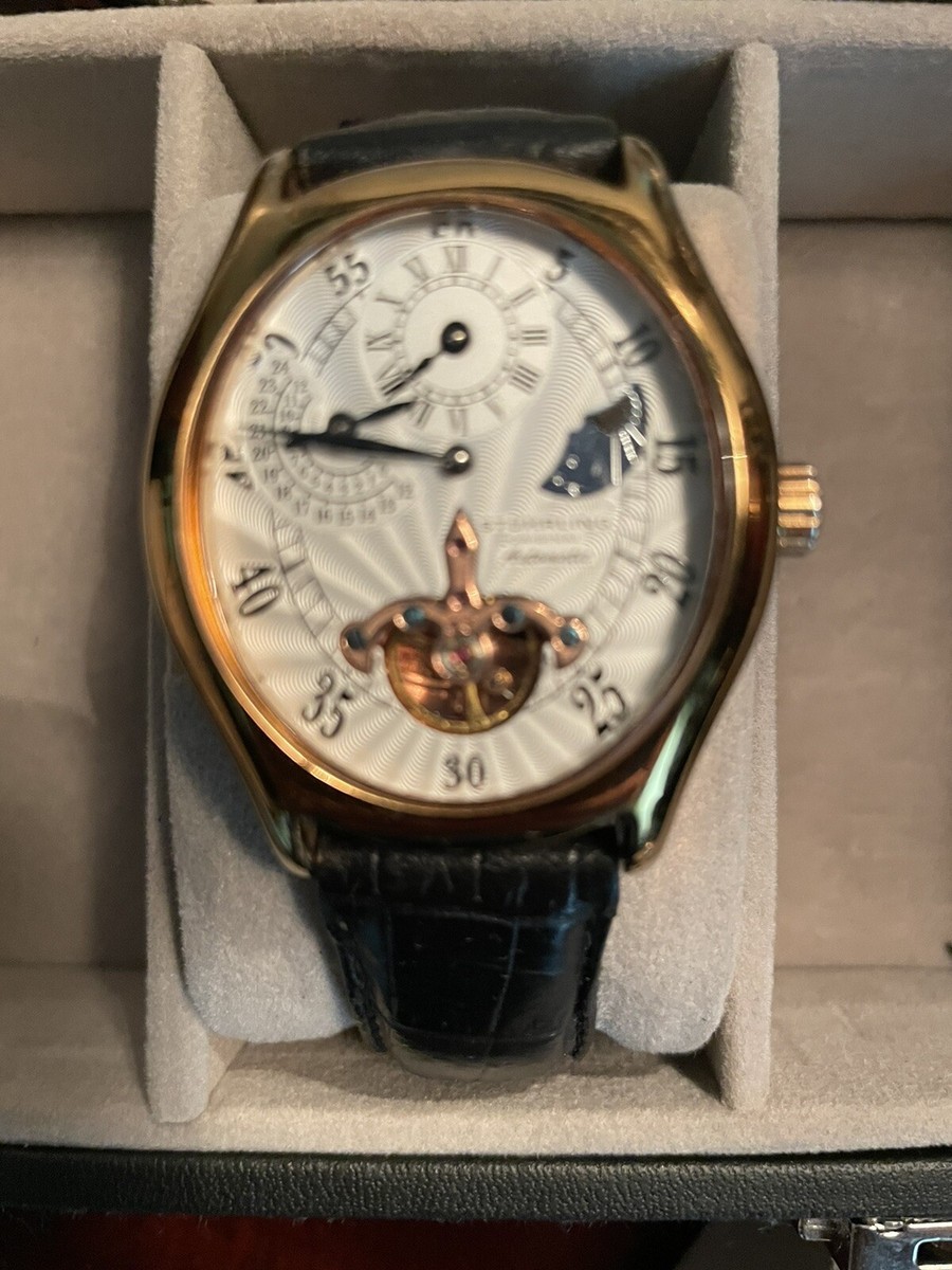 STUHRLING ORIGINAL Automatic 22 Jewels Skeleton Moon Dial STUHRLING ORIGINAL Automatic 22 Jewels Skeleton Moon Dial