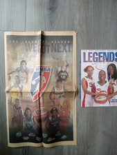 2003 WNBA Connecticut Sun Legends Magazine & 1997 USA Today Basketball Insert