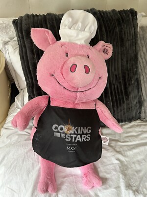 Percy Pig 60 cm Plüsch Kochen mit den Sternen limitierte Auflage, brandneu mit Etikett siehe Angebot