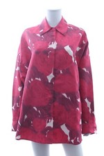 Valentino Rose Moiré Faille Pea Coat - Current Season / Pink / Rrp: £2,850.00